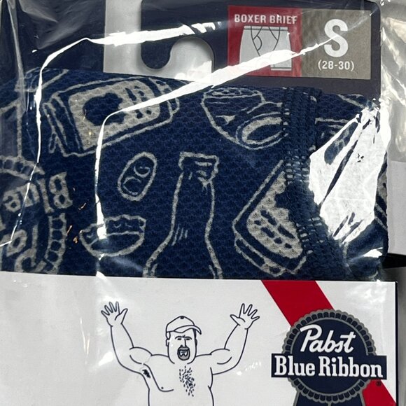 Duluth Trading Buck Naked Boxer Briefs Pabst Blue Ribbon Small 28-30 Limited Ed - Picture 3 of 6